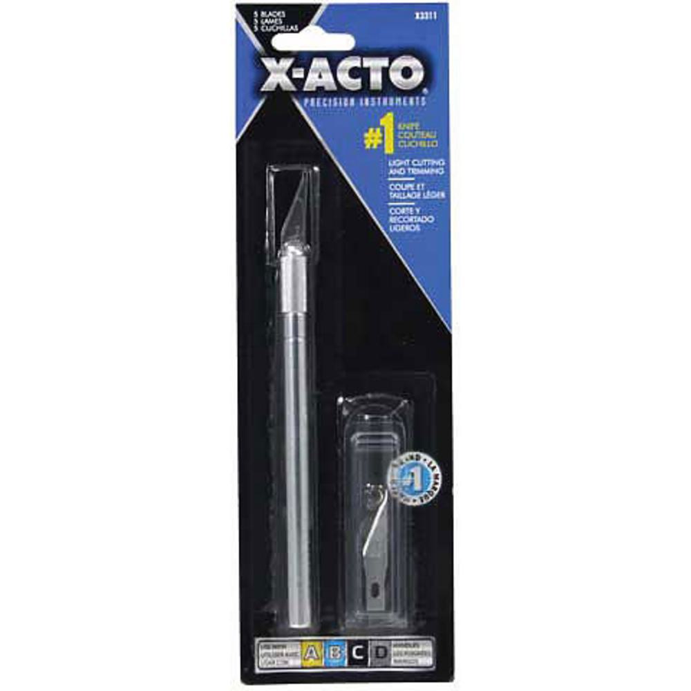 X-ACTO, Cutting Tools, Art & School, #1 Knife, #11 Blade, 5 Pack, 697687